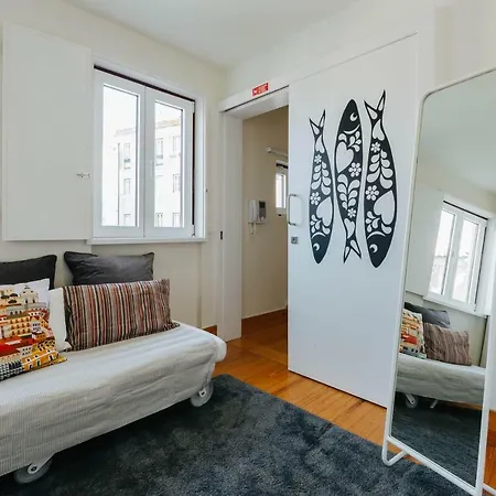 Апартаменты Rent4Rest Lisbon Downtown Tiny Studio Apartments